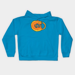 Striped cat Kids Hoodie